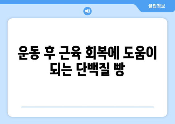 단백질이 풍부한 빵과 페이스트리: 균형 잡힌 운동 식단을 위한 선택