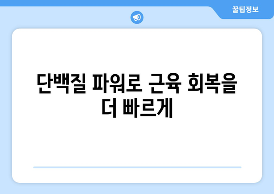 단백질이 풍부한 스무디와 음료: 운동 후 빠르고 맛있는 연료